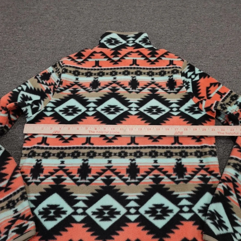 WeSC Jacket Mens Medium Moritz Aztec Fleece Full Zip Outdoor Hiking M414575T